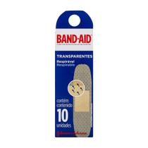 Curativo Band-Aid Transparente Com 10 Unidades