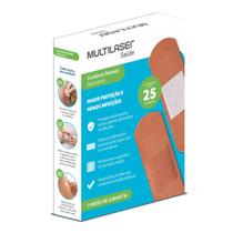 Curativo Bandagem Flexível Respirável 25 Unidades Multilaser Saúde