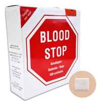 Curativo Blood Stop Bege 500un Bandagem Pós Coleta Amp