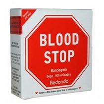 Curativo Blood Stop Redondo C/500un Bege Amd Produtos Terapeutica