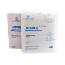 Curativo Carvão Ativado com Prata 10,5x10,5 Acticare VitaMedical- 10 Unidades - Vita Medical Curativo Carvão Ativado com Prata 10,5x10,5 Acticare VitaMedical- 10 Unidades - Vita Medical