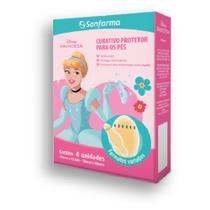 Curativo cinderela protetor para os pes sanfarma c/4 un Curativo cinderela protetor para os pes sanfarma c/4 un