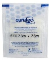 Curativo Compressa com Emulsão de Petrolatum Curatec 7,6 X 7,6 Cm kit com 6 envelopes c/ 1 unidade