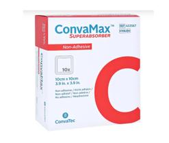 Curativo convamax superabsorvente 10 x 10 s/adesivo (c/10 unds) - convatec