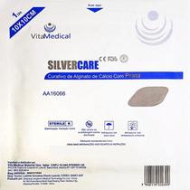 Curativo de Alginato de Cálcio Com Prata 10cm x 10cm Silvercare 1 Un VitaMedical