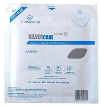 Curativo de Alginato de Cálcio com Prata SILVERCARE 10X10 cm VitaMedical