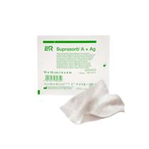 Curativo de Alginato de Cálcio com Prata Suprasorb A+ag 10cm x 10cm 1 Unidade Lohmann & Rauscher Curativo de Alginato de Cálcio com Prata Suprasorb A+ag 10cm x 10cm 1 Unidade Lohmann & Rauscher