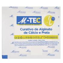 Curativo De Alginato De Cálcio E Prata 10cm X 10cm - Missner