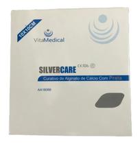 Curativo De Alginato De Cálcio E Prata - 10cmx10cm - Unidade - SILVERCARE