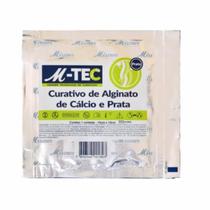 Curativo De Alginato De Cálcio E Prata Mtec 10cmx10cm