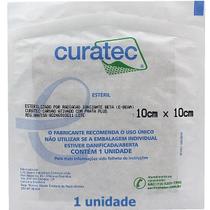 Curativo de Carvão Ativado com Prata Plus Curatec - 10x10 cm - Unidade