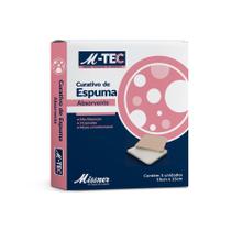 Curativo de Espuma Absorvente de Silicone sem Borda M-Tec 15X15cm