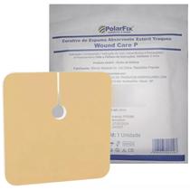 Curativo De Espuma Absorvente Macia 9x9cm Traqueostomia 1 Unidade