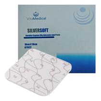 Curativo de Espuma com Prata SilverSoft 10X10 Vita Medical