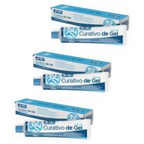 Curativo de Gel (Hidrogel) 85g Para Tratamento de Feridas Missner - Kit com 03 Unidades