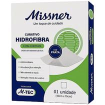 Curativo de Hidrofibra Extra com Prata 10cmx10cm - unidade