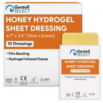 Curativo de Hidrogel com Mel Gentell Select 12x9cm 10 unidades