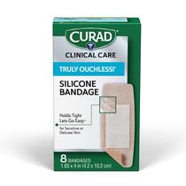 Curativo de Silicone Curad CUR5003V1 Pacote com 8 Unidades 4,2x10,2 cm Curativo de Silicone Curad CUR5003V1 Pacote com 8 Unidades 4,2x10,2 cm