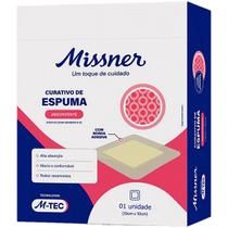 Curativo Espuma Absorvente Borda Silicone 10x10cm - unidade