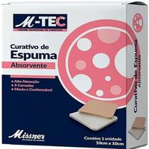Curativo Espuma Absorvente MTec Missner 10x10cm unidade