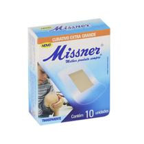 Curativo Extra Grande Transparente Band Aid Com 10 - 4 Cxs - Missner