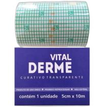 Curativo Filme Adesivo Transparente 05Cmx10M - Vitalderme Curativo Filme Adesivo Transparente 05Cmx10M - Vitalderme