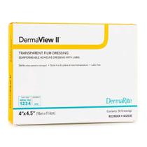 Curativo Filme Transparente DermaView II DermaRite 4x11 cm 1 Unidade