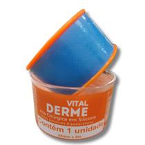 Curativo Fita de Silicone Cirúrgica Adesiva Para Cicatrizes e Queloides 2,5cm x 5m Vitalderme 1 Unidade