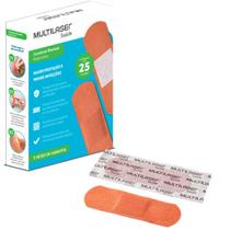 Curativo Flexível Bandagem Caixa 25 Unidades Multilaser Saúde