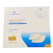Curativo Hidrocoloide 10cmx10cm Caixa com 10 Unidades Cicatrização Feridas Queimaduras Curativo Hidrocoloide 10cmx10cm Caixa com 10 Unidades Cicatrização Feridas Queimaduras