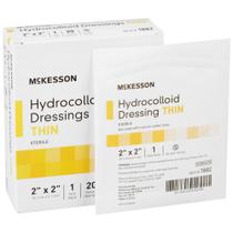 Curativo hidrocolóide McKesson Sterile Thin 5 cm x 5 cm 20 unidades Curativo hidrocolóide McKesson Sterile Thin 5 cm x 5 cm 20 unidades