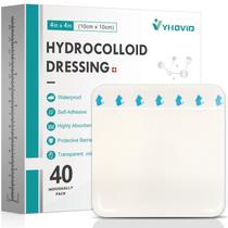 Curativo hidrocolóide para feridas YHOVID, pacote 40, 10x10cm, estéril Curativo hidrocolóide para feridas YHOVID, pacote 40, 10x10cm, estéril