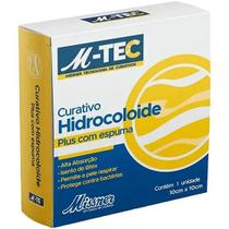 Curativo Hidrocoloide Plus com Espuma MTec 10X10cm unidade Missner