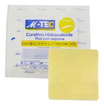 Curativo Hidrocoloide Plus Espuma M-tec 10cmX10cm Missner - Kit com 3 Unid.
