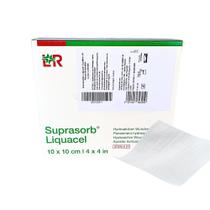 Curativo hidrofibra suprasorb liquacel 10x10cm 1un l&r tamanho:10x10cm