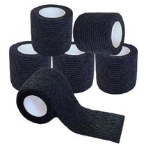 Curativo Hysiwen 5 cm x 4,5 m Autoadesivo Pacote com 6 (Preto) Curativo Hysiwen 5 cm x 4,5 m Autoadesivo Pacote com 6 (Preto)
