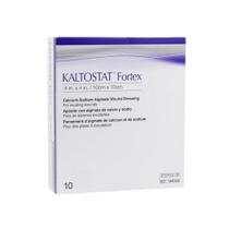 Curativo kaltostat fortex 10 x 10 cm (c/10 unds) 168356 - convatec