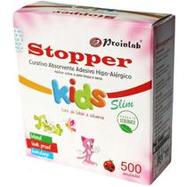 Curativo Kids Pós Coleta Stopper Infantil Hipo-Alérgico 500 Adesivos Proinlab