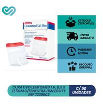 Curativo leukomed iv p/cateter 8,5 x 11,5cm c/fenestra bsn essity ref 7239003 - c/ 50 unidades Curativo leukomed iv p/cateter 8,5 x 11,5cm c/fenestra bsn essity ref 7239003 - c/ 50 unidades