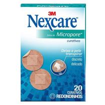 Curativo Microporoso Redondinho 3M Nexcare - 20 Unidades Curativo Microporoso Redondinho 3M Nexcare - 20 Unidades