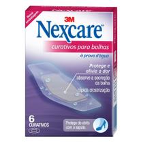 Curativo Nexcare Para Bolhas A Prova D'Agua com 6 unidades