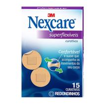 Curativo Nexcare Redondinho Superflexivel 15 unidades