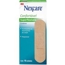 Curativo Nexcare Superflexiveis 10 Unidades