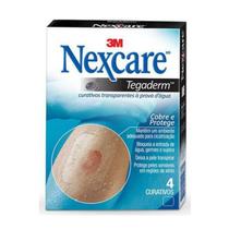 Curativo Nexcare Tegaderm Transparente sem Pad 4 Unidades