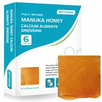 Curativo OPTITEKNIK com Mel de Manuka 5 x 5 cm, 6 unidades Curativo OPTITEKNIK com Mel de Manuka 5 x 5 cm, 6 unidades