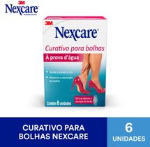 Curativo para Bolhas Nexcare 3M à Prova D'Água 6 unidades Curativo para Bolhas Nexcare 3M à Prova D'Água 6 unidades
