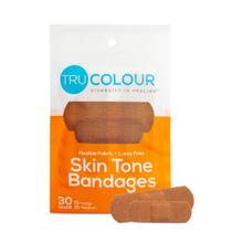 Curativo para feridas, bandagens Tru-Colour Skin Tone, 30 unidades