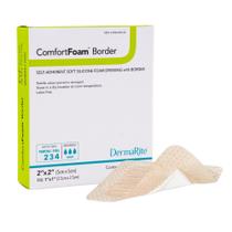 Curativo para feridas DermaRite Comfort Foam Border 5x5cm 10 unidades