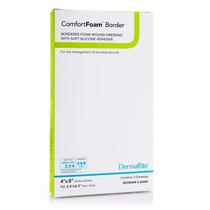Curativo para feridas DermaRite ComfortFoam Border 10 cm x 20 cm, pacote com 5 Curativo para feridas DermaRite ComfortFoam Border 10 cm x 20 cm, pacote com 5