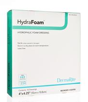 Curativo para feridas DermaRite Hydra Foam 10x11cm, altamente absorvente Curativo para feridas DermaRite Hydra Foam 10x11cm, altamente absorvente